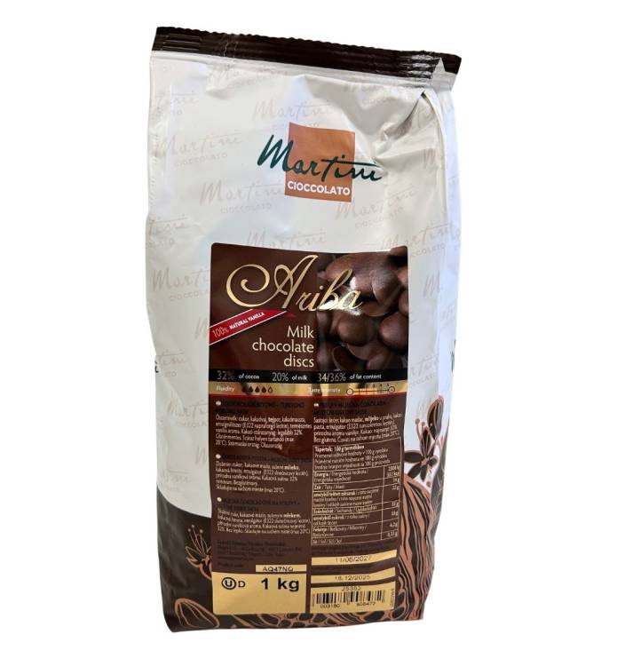 Mléčná čokoláda pecky 32 % Master Martini 1 kg